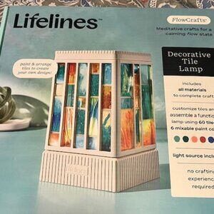NWT Make Your Own Decorative Tile Lamp